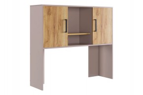 ЛАЙТ 2 Надстройка стола компьютерного (1200) кашемир в Камышлове - kamyshlov.ok-mebel.com | фото