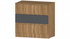ЛЕНОРА Комод 3 ящика (графит) в Камышлове - kamyshlov.ok-mebel.com | фото