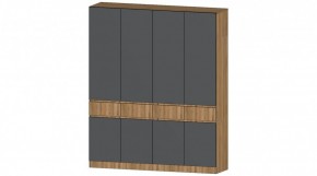 ЛЕНОРА Шкаф 4х створчатый (графит) в Камышлове - kamyshlov.ok-mebel.com | фото