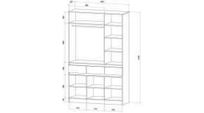 ЛЕНОРА Спальный гарнитур (модульный) кашемир в Камышлове - kamyshlov.ok-mebel.com | фото 9