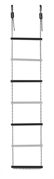 Лестница веревочная 7 перекладин цв.черный, белый D=25  в Камышлове - kamyshlov.ok-mebel.com | фото