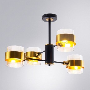 Люстра на штанге Arte Lamp Carlo A8205SP-4BK в Камышлове - kamyshlov.ok-mebel.com | фото 2