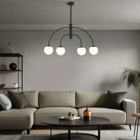 Люстра на штанге Eurosvet Cenacolo 30179/4 черный в Камышлове - kamyshlov.ok-mebel.com | фото 2