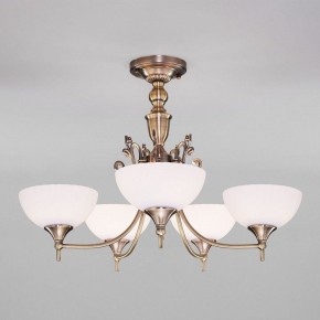 Люстра на штанге Eurosvet Lira 60053/5 античная бронза в Камышлове - kamyshlov.ok-mebel.com | фото 2