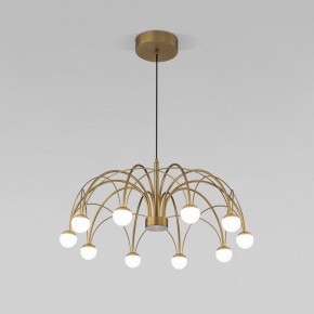 Люстра на штанге Eurosvet Ragno 90030/10 LED золото в Камышлове - kamyshlov.ok-mebel.com | фото 2
