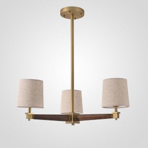 Люстра на штанге Imperiumloft Jorgenson Beige/Dark wood STAVRA01 в Камышлове - kamyshlov.ok-mebel.com | фото