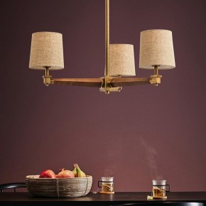 Люстра на штанге Imperiumloft Jorgenson Beige/Dark wood STAVRA01 в Камышлове - kamyshlov.ok-mebel.com | фото 9