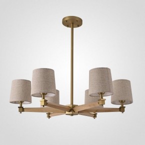 Люстра на штанге Imperiumloft Jorgenson Beige/Light wood STAVRA01 в Камышлове - kamyshlov.ok-mebel.com | фото
