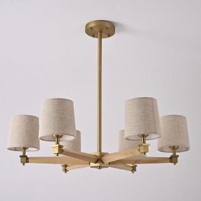Люстра на штанге Imperiumloft Jorgenson Beige/Light wood STAVRA01 в Камышлове - kamyshlov.ok-mebel.com | фото 3