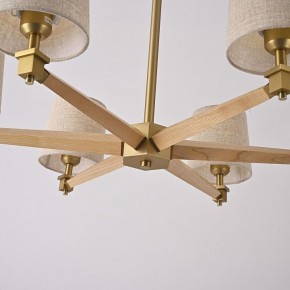 Люстра на штанге Imperiumloft Jorgenson Beige/Light wood STAVRA01 в Камышлове - kamyshlov.ok-mebel.com | фото 6