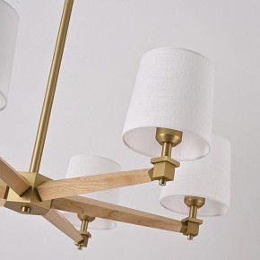Люстра на штанге Imperiumloft Jorgenson White/Light wood STAVRA01 в Камышлове - kamyshlov.ok-mebel.com | фото 10