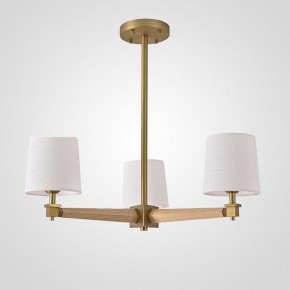 Люстра на штанге Imperiumloft Jorgenson White/Light wood STAVRA01 в Камышлове - kamyshlov.ok-mebel.com | фото