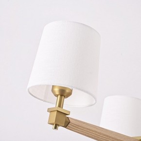 Люстра на штанге Imperiumloft Jorgenson White/Light wood STAVRA01 в Камышлове - kamyshlov.ok-mebel.com | фото 2