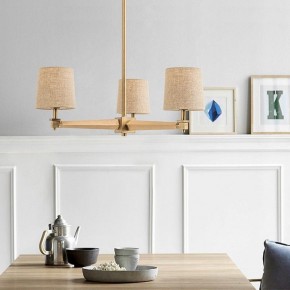 Люстра на штанге Imperiumloft Jorgenson White/Light wood STAVRA01 в Камышлове - kamyshlov.ok-mebel.com | фото 6