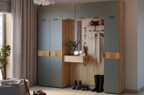 МЕБЕЛЬСОН К12 Прихожая (графит) в Камышлове - kamyshlov.ok-mebel.com | фото