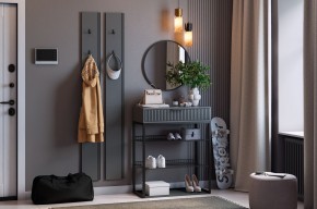 МЕБЕЛЬСОН К19 Прихожая (графит) в Камышлове - kamyshlov.ok-mebel.com | фото