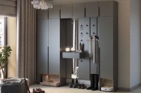 МЕБЕЛЬСОН К32 Прихожая (графит) в Камышлове - kamyshlov.ok-mebel.com | фото
