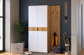 МЕБЕЛЬСОН К7 Прихожая (белое дерево) в Камышлове - kamyshlov.ok-mebel.com | фото