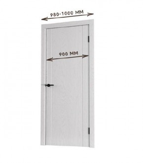 Межкомнатная дверь Bolivar Каньон браун (комплект) 900 в Камышлове - kamyshlov.ok-mebel.com | фото