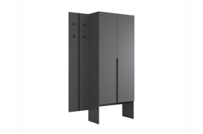 МЕРСИ Прихожая (модульная) графит в Камышлове - kamyshlov.ok-mebel.com | фото 6