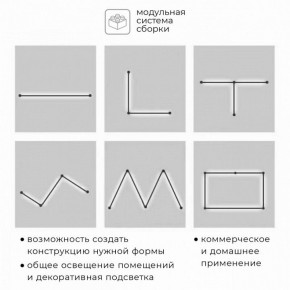 Модульный светильник Imex Thin & Smart IL.0060.5000-1000-BK в Камышлове - kamyshlov.ok-mebel.com | фото 3