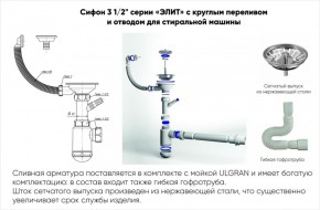 Мойка кухонная ULGRAN U-102 (480) в Камышлове - kamyshlov.ok-mebel.com | фото 4