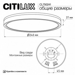 Накладной светильник Citilux Etalon CL750241 в Камышлове - kamyshlov.ok-mebel.com | фото 9