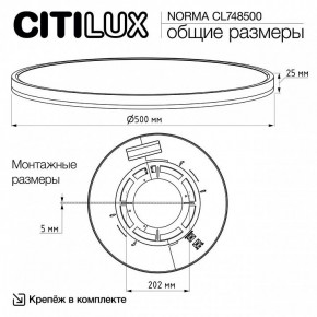 Накладной светильник Citilux Norma CL748500 в Камышлове - kamyshlov.ok-mebel.com | фото 11