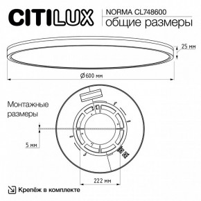Накладной светильник Citilux Norma CL748600 в Камышлове - kamyshlov.ok-mebel.com | фото 10