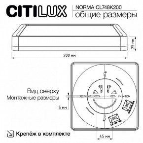 Накладной светильник Citilux Norma CL748K200 в Камышлове - kamyshlov.ok-mebel.com | фото 11