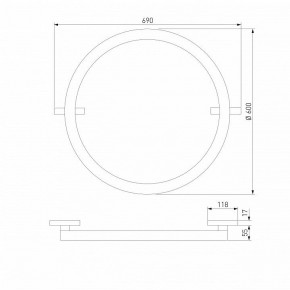Накладной светильник Elektrostandard Slim Magnetic a068912 в Камышлове - kamyshlov.ok-mebel.com | фото 3