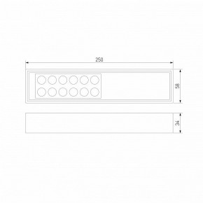 Накладной светильник Elektrostandard Tend a068850 в Камышлове - kamyshlov.ok-mebel.com | фото 3