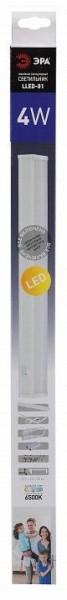 Накладной светильник Эра  LLED-01-04W-6500-W в Камышлове - kamyshlov.ok-mebel.com | фото 4