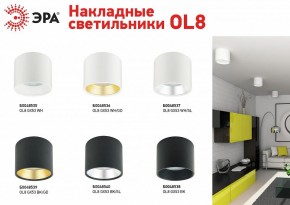 Накладной светильник Эра OL8 GX53 BK Б0048538 в Камышлове - kamyshlov.ok-mebel.com | фото 2