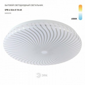 Накладной светильник Эра Slim SPB-6 Slim 8 18-6K в Камышлове - kamyshlov.ok-mebel.com | фото 2