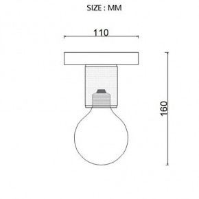 Накладной светильник Imperiumloft RH Utilitaire Socket 48,071 в Камышлове - kamyshlov.ok-mebel.com | фото 7
