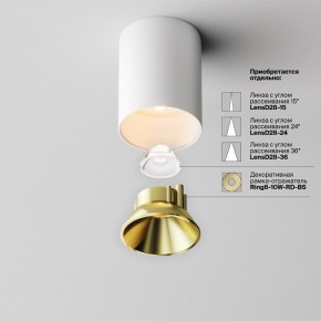 Накладной светильник Maytoni Alfa LED C064CL-8W2.7K-RD-WB в Камышлове - kamyshlov.ok-mebel.com | фото 3