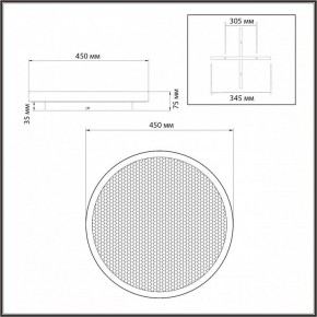 Накладной светильник Sonex Shimmers 7736/60L в Камышлове - kamyshlov.ok-mebel.com | фото 8