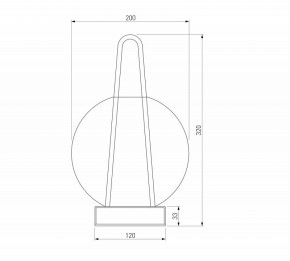 Настольная лампа декоративная Eurosvet Frasco 80507/1 латунь в Камышлове - kamyshlov.ok-mebel.com | фото 3