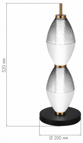 Настольная лампа декоративная ST-Luce Ice SL6130.404.12 в Камышлове - kamyshlov.ok-mebel.com | фото 3
