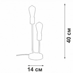 Настольная лампа декоративная Vitaluce V3005 V3005-1/2L в Камышлове - kamyshlov.ok-mebel.com | фото 5
