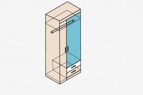 НИКА Н10з Шкаф для одежды в Камышлове - kamyshlov.ok-mebel.com | фото 4