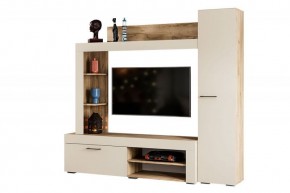 НИКОЛЬ Гостиная (Дуб крафт серый/софт айвори) в Камышлове - kamyshlov.ok-mebel.com | фото