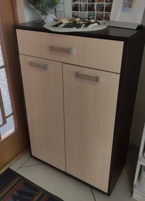 Обувница №3 (Венге/Дуб Млечный) в Камышлове - kamyshlov.ok-mebel.com | фото 2