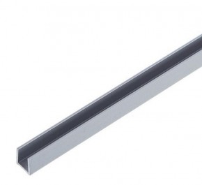 Планка торцевая "П" 4 мм для стеновой панели (алюминий) в Камышлове - kamyshlov.ok-mebel.com | фото 1