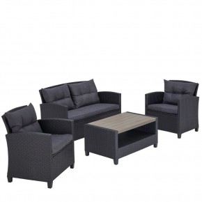 Плетеный комплект мебелис диваном AFM-804G Dark Grey в Камышлове - kamyshlov.ok-mebel.com | фото 2