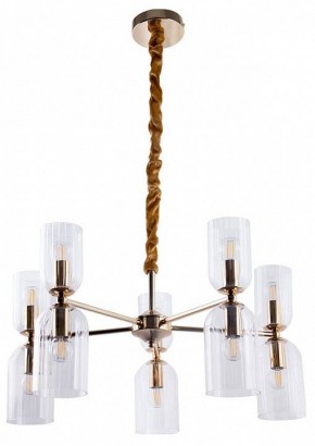Подвесная люстра Arte Lamp Charm A1623LM-10GO в Камышлове - kamyshlov.ok-mebel.com | фото