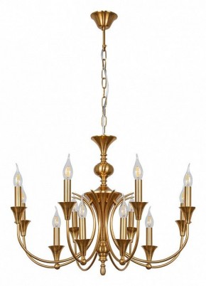Подвесная люстра Arte Lamp Collinetta A4094LM-12PB в Камышлове - kamyshlov.ok-mebel.com | фото 2