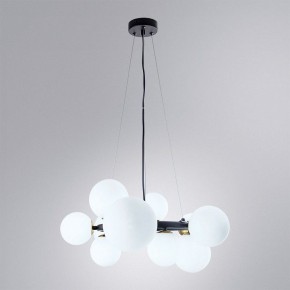 Подвесная люстра Arte Lamp Gemini A2243SP-10BK в Камышлове - kamyshlov.ok-mebel.com | фото 3