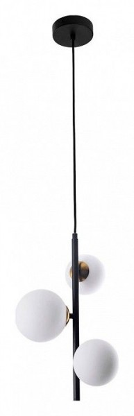 Подвесная люстра Arte Lamp Gemini A2243SP-3BK в Камышлове - kamyshlov.ok-mebel.com | фото 2